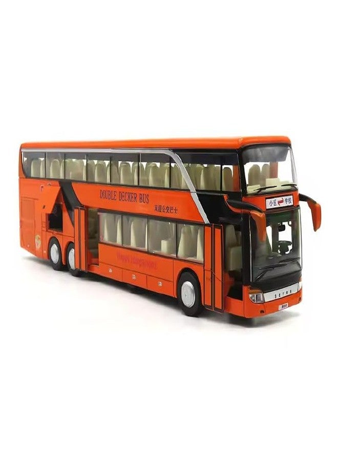 KENIRY Exclusive Alloy Metal Pull Back Die-cast Bus Model with Sound Light Mini Auto Toy for Kids Metal Model Toy Bus with Sound and Light. - Image 2